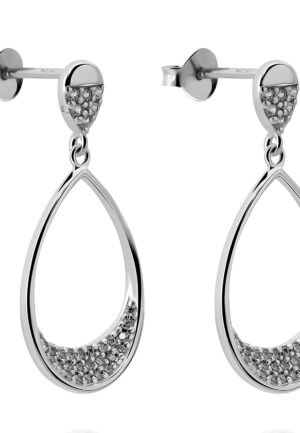 Orphelia 'Jolina' Dames 925 Sterlingsilveren Hangoorbellen - Zilver ZO-7490
