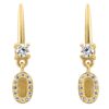 Orphelia 'Lily' Dames 925 Sterling Zilveren Oorbellen - Goud ZO-7582/G - Afbeelding 2