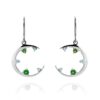 Orphelia 'Eline' Dames 925 Sterling Zilveren Oorringen - Zilver ZO-7497
