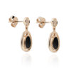 Orphelia 'Alda' Dames 925 Sterling Zilveren Oorbellen - Roze ZO-7470