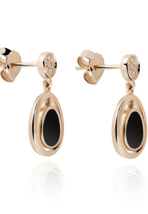 Orphelia 'Alda' Dames 925 Sterling Zilveren Oorbellen - Roze ZO-7470
