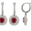 Orphelia 'Belina' Dames 925 Sterling Zilveren Dangle Oorbellen - Zilver ZO-7049