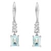 Orphelia 'Fira' Dames 925 Sterling Zilveren Oorbellen - Zilver ZO-7571 - Afbeelding 2