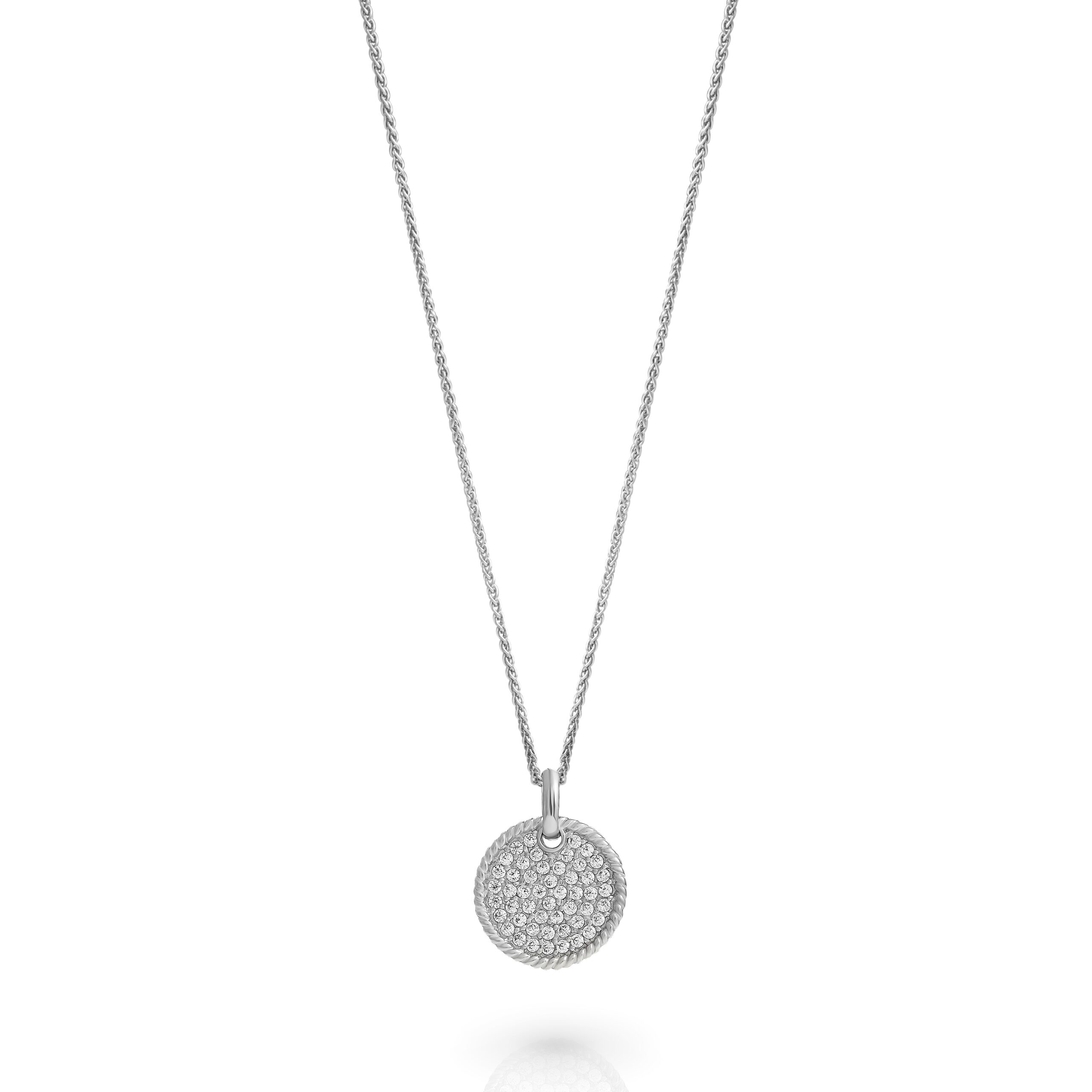 Orphelia 'Bella' Dames 925 Sterling Zilveren Ketting met Hanger - Zilver ZH-7565