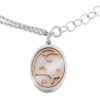 Orphelia 'Jarina' Dames 925 Sterling Zilveren Armband - Zilver/Roze ZA-7165 - Afbeelding 2