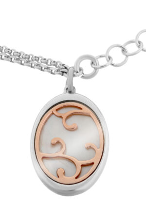 Alternative view of Orphelia 'Jarina' Dames 925 Sterling Zilveren Armband - Zilver/Roze ZA-7165