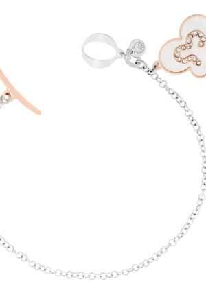 Alternative view of Orphelia 'Luna' Dames 925 Sterren Zilveren Armband - Zilver/Roze ZA-7166