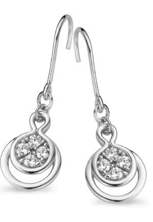 Orphelia Dames 925 Sterling Zilveren Oorhangers - Zilver ZO-5119