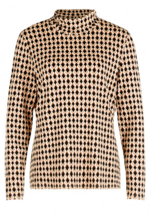 Betty Barclay - Beige/Black | Dames | Trui | Beige/Black | 48 | regular | Kamst mode