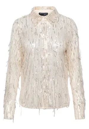&Co - Creme | Dames | Blouse | Creme | XXL | regular | Kamst mode