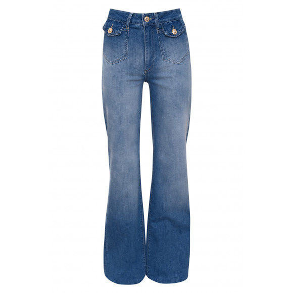 DNM Pure - Medium Blue Denim | Dames | Jeans | Medium Blue Denim | 30 | regular | Kamst mode