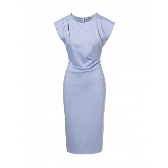Beaumont - Licht Blauw | Dames | Jurk | Licht Blauw | 46 | regular | Kamst mode