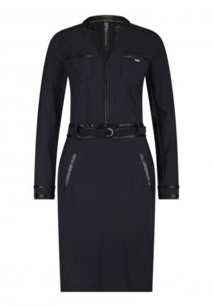 Zip73 - Zwart | Dames | Jurk | Zwart | 3XL | regular | Kamst mode