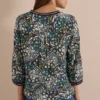 Blouse met 3/4-mouwen en print - Afbeelding 3