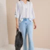 Blouse met 3/4-mouwen