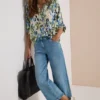 Blouse met 3/4-mouwen