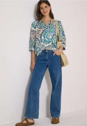 Blouse met 3/4-mouwen