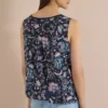 Blouse met V-hals en print - Afbeelding 3