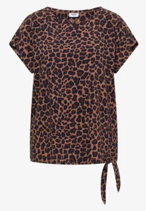 Alternative view of Blouse met afhangende schouders en knoop