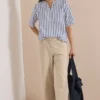 Blouse met halflange mouwen