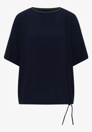 Alternative view of Blouse met korte mouwen en ronde hals