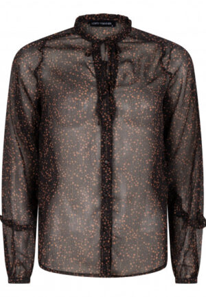 Lofty Manner - Zwart | Dames | Blouse | Zwart | L | regular | Kamst mode