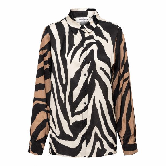 &Co - Cream | Dames | Blouse | Cream | XS | regular | Kamst mode