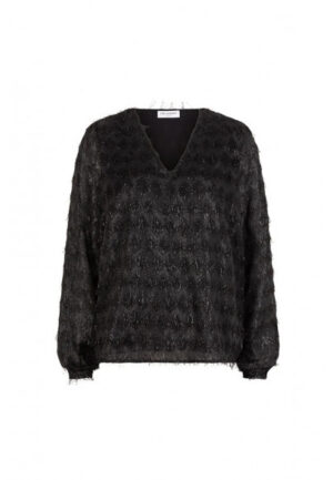 Lofty Manner - Zwart | Dames | Blouse | Zwart | XXL | regular | Kamst mode
