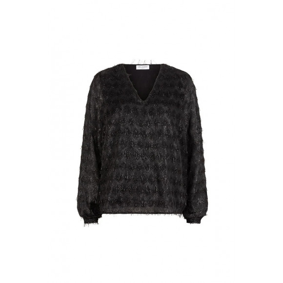 Lofty Manner - Zwart | Dames | Blouse | Zwart | S | regular | Kamst mode