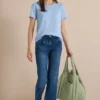 Bootcut-jeans met High Waist in Slim Fit