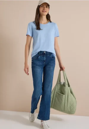 Bootcut-jeans met High Waist in Slim Fit