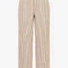 Broek met Wide Leg pijpen in gebreide look - Afbeelding 2