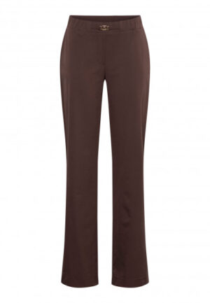 &Co - Bruin | Dames | Broek | Bruin | 3XL | regular | Kamst mode