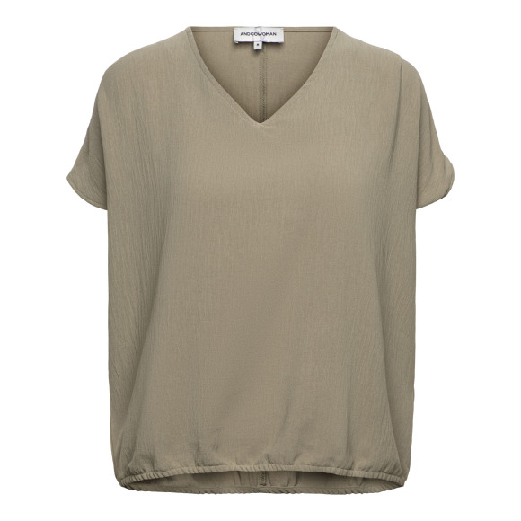 &Co - Khaki | Dames | Blouson | Khaki | 3XL | regular | Kamst mode