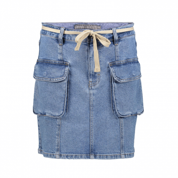 Geisha - Stonewash Denim | Dames | Rok | Stonewash Denim | M | regular | Kamst mode