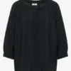 Carmen-blouse met halflange mouwen en bandjes - Afbeelding 2