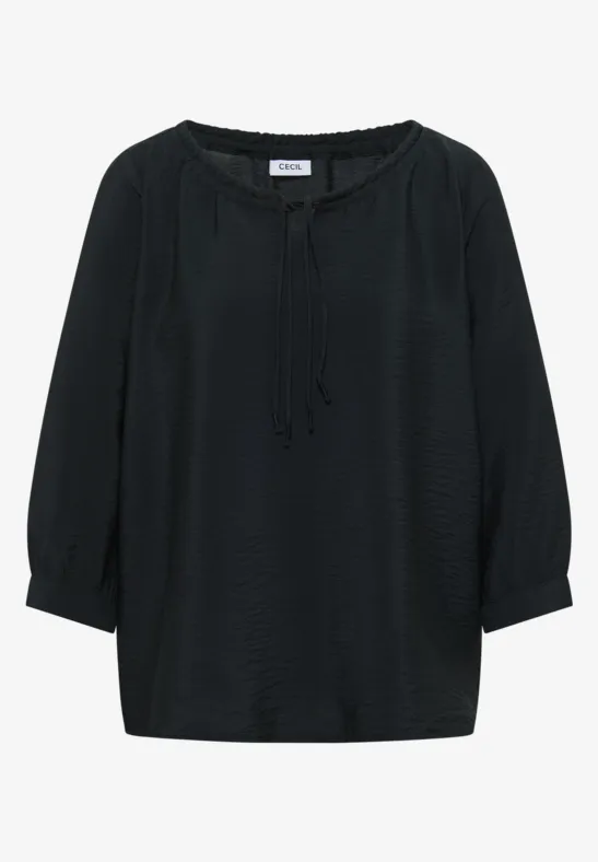Carmen-blouse met halflange mouwen en bandjes - Afbeelding 2