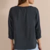 Carmen-blouse met halflange mouwen en bandjes - Afbeelding 3