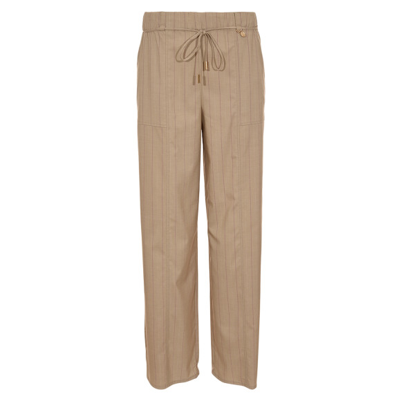 Zizo - Zand | Dames | Broek | Zand | 46 | regular | Kamst mode