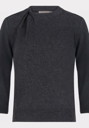 Esqualo - Anthra | Dames | Trui | Anthra | XXL | regular | Kamst mode