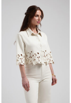 Florez - SOFT OFF WHITE | Dames | Jasje | SOFT OFF WHITE | XXL | regular | Kamst mode
