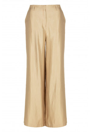 Freebird - Goud | Dames | Broek | Goud | XXL | regular | Kamst mode