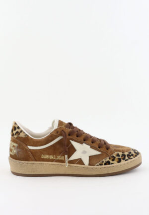 Golden Goose sneakers Ballstar GWF00117.F008064.55732 brown/leopard/silver