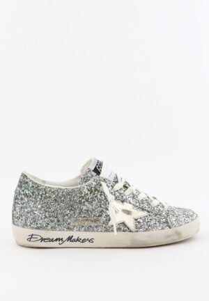 Golden Goose sneakers Superstar GWF00101.F008056.65224 platinum/green