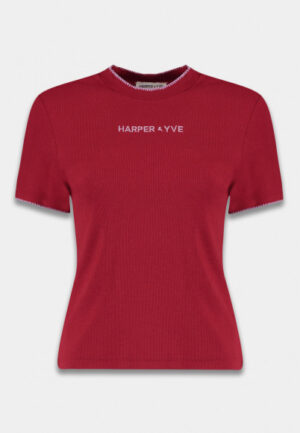 Harper & Yve - Bordeaux | Dames | Top | Bordeaux | 3XL | regular | Kamst mode