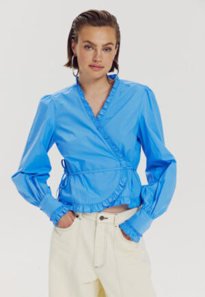 Harper & Yve - Blauw | Dames | Blouse | Blauw | XL | regular | Kamst mode
