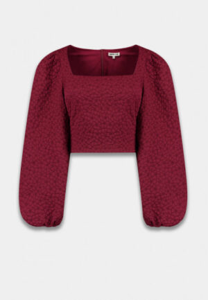 Harper & Yve - Bordeaux | Dames | Top | Bordeaux | XXL | regular | Kamst mode