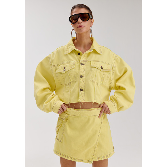 Harper & Yve - Geel | Dames | Spijkerjas | Geel | M | regular | Kamst mode