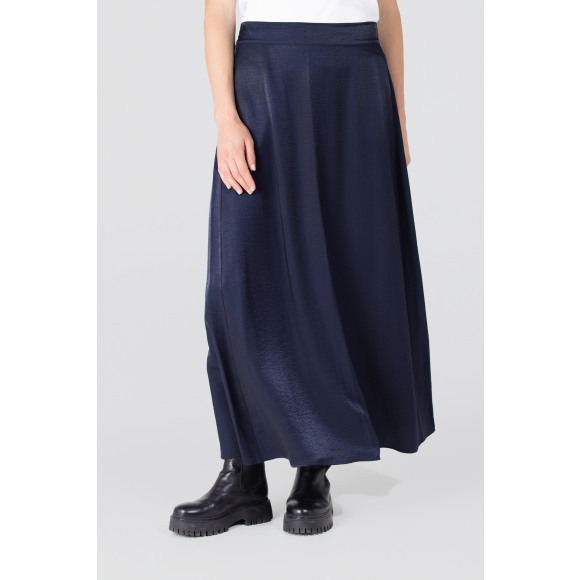 Jansen Amsterdam - Blauw | Dames | Rok | Blauw | 36 | regular | Kamst mode