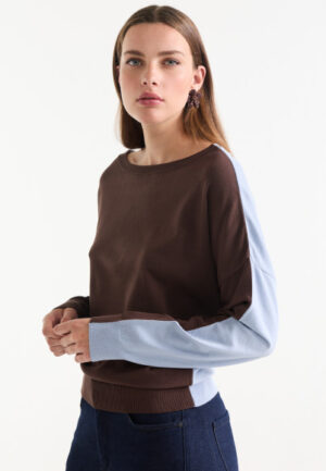Jansen Amsterdam - Bruin | Dames | Trui | Bruin | XXL | regular | Kamst mode